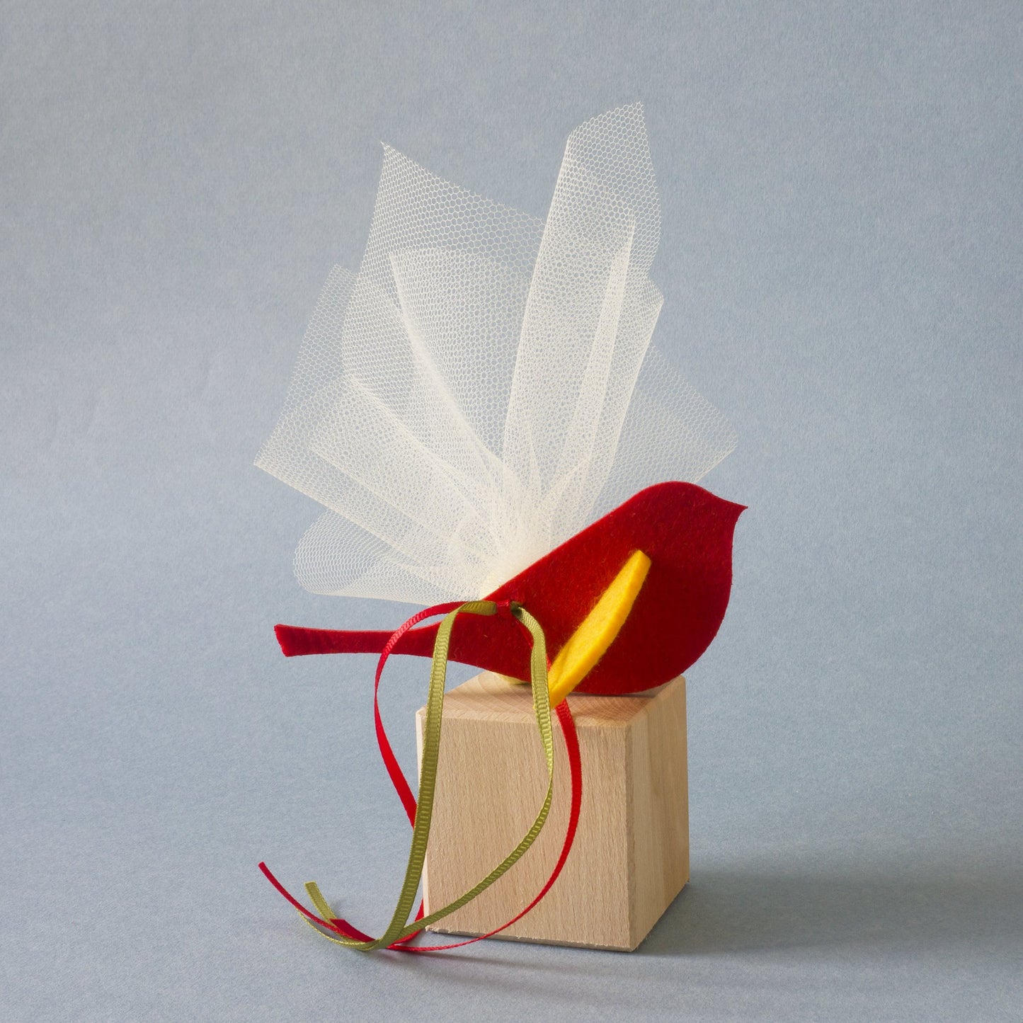 Μπομπονιερα βάπτισης - πουλάκια