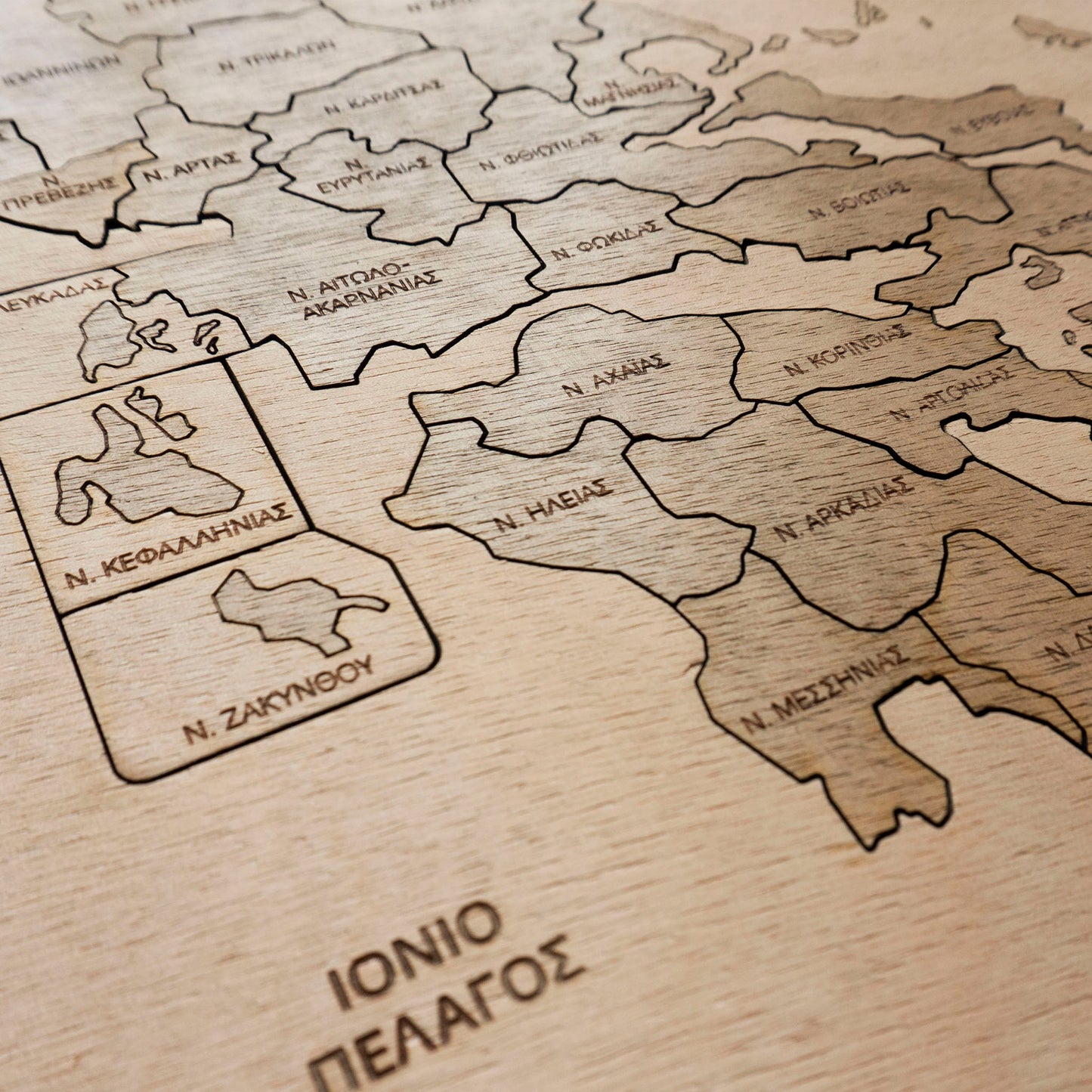 Wooden puzzle Greece