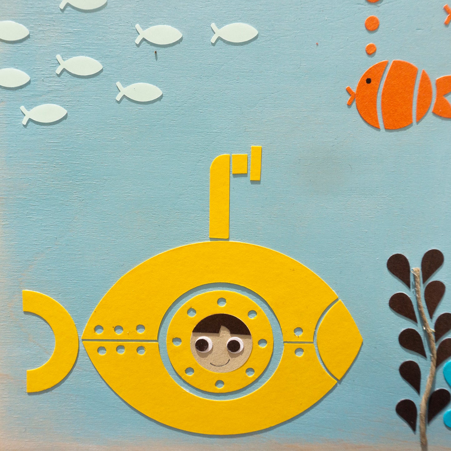 Yellow submarine nursery decor