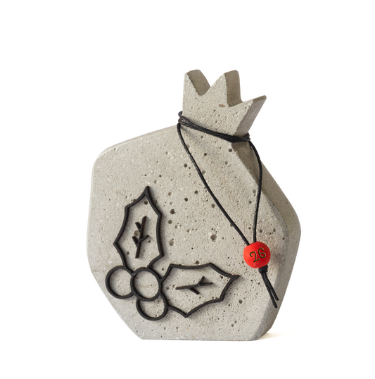 Τσιμεντένιο γούρι 2026, ρόδι