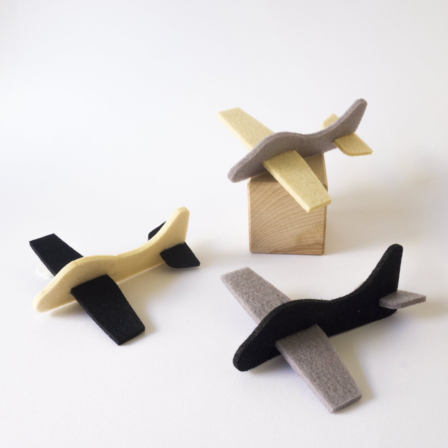 Blue-grey airplane christening favors