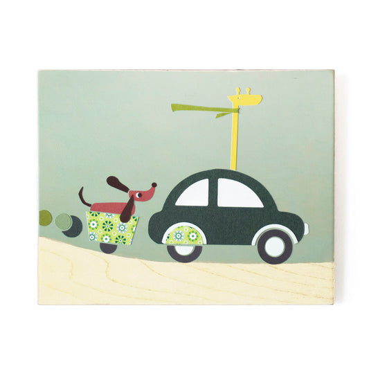 Παιδικός πίνακας με αυτοκίνητο