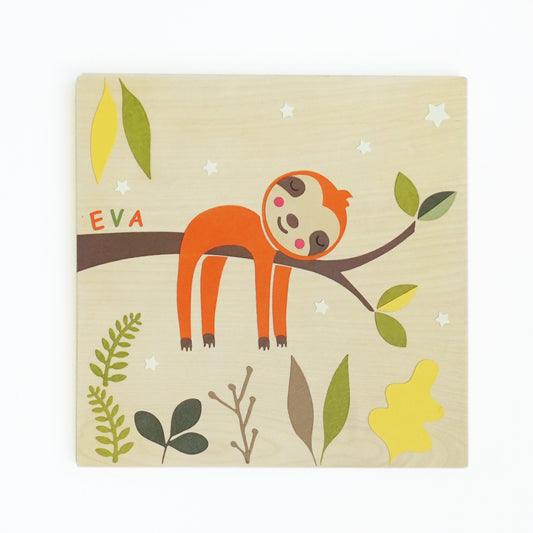 βραδύποδας παιδικός ξύλινος πίνακας